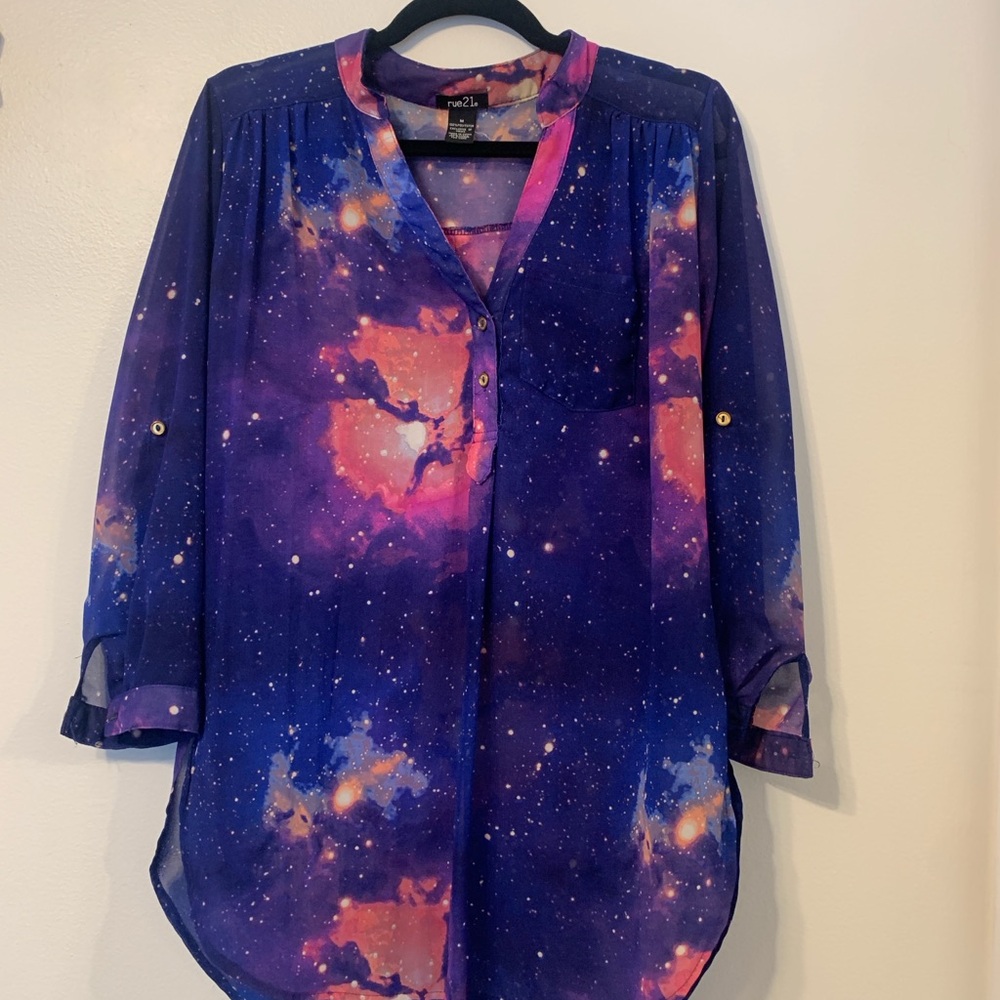 Galaxy Sheer Blouse